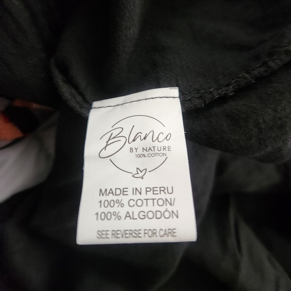 Blanco By Nature Nora Made In Peru 100% Cotton Maxi Dress XL - Picture 8 of 9